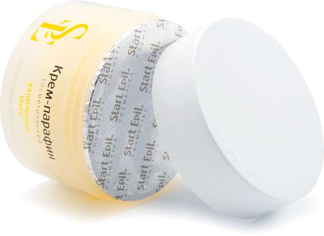 Упаковка крема-парафина для проведения парафинотерапии для рук