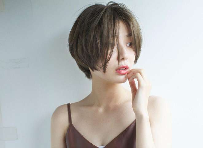 Корейская стрижка на средние волосы
