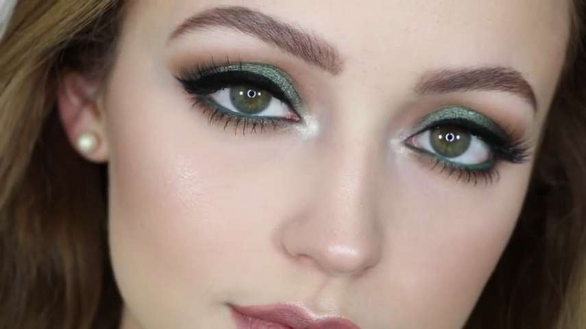 10 ярких идей макияжа для зеленых глаз