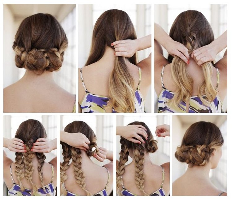 Красивые прически на длинные волосы: 10 фото с пошаговыми инструкциями